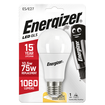 Energizer 11.6W (75W) E27 GLS LED Light Bulb | 1792-22
