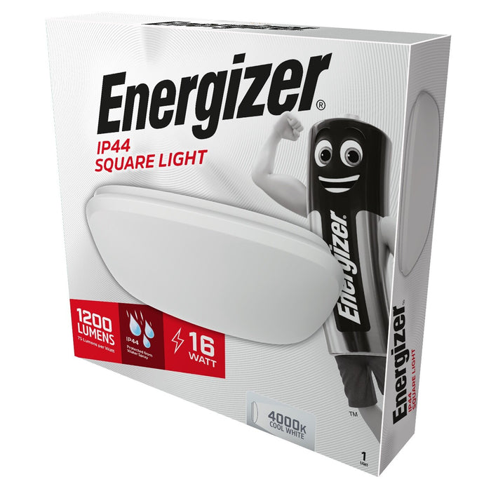 Energizer 16W LED IP44 Indoor/Outdoor Square Light | 1822-08