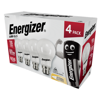 Energizer 9W (60W) LED BC GLS Light Bulb | 1826-02