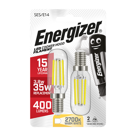 Energizer 4W (35W) LED E14 Cooker Hood Filament Light Bulb | 1834-18