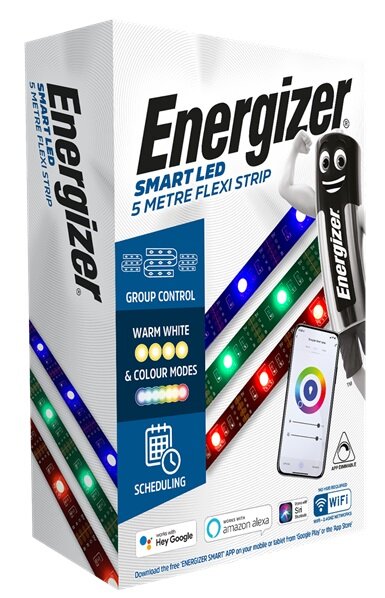 Energizer 5mtr LED ''Smart'' Colour Changing Flexi Strip │S17164