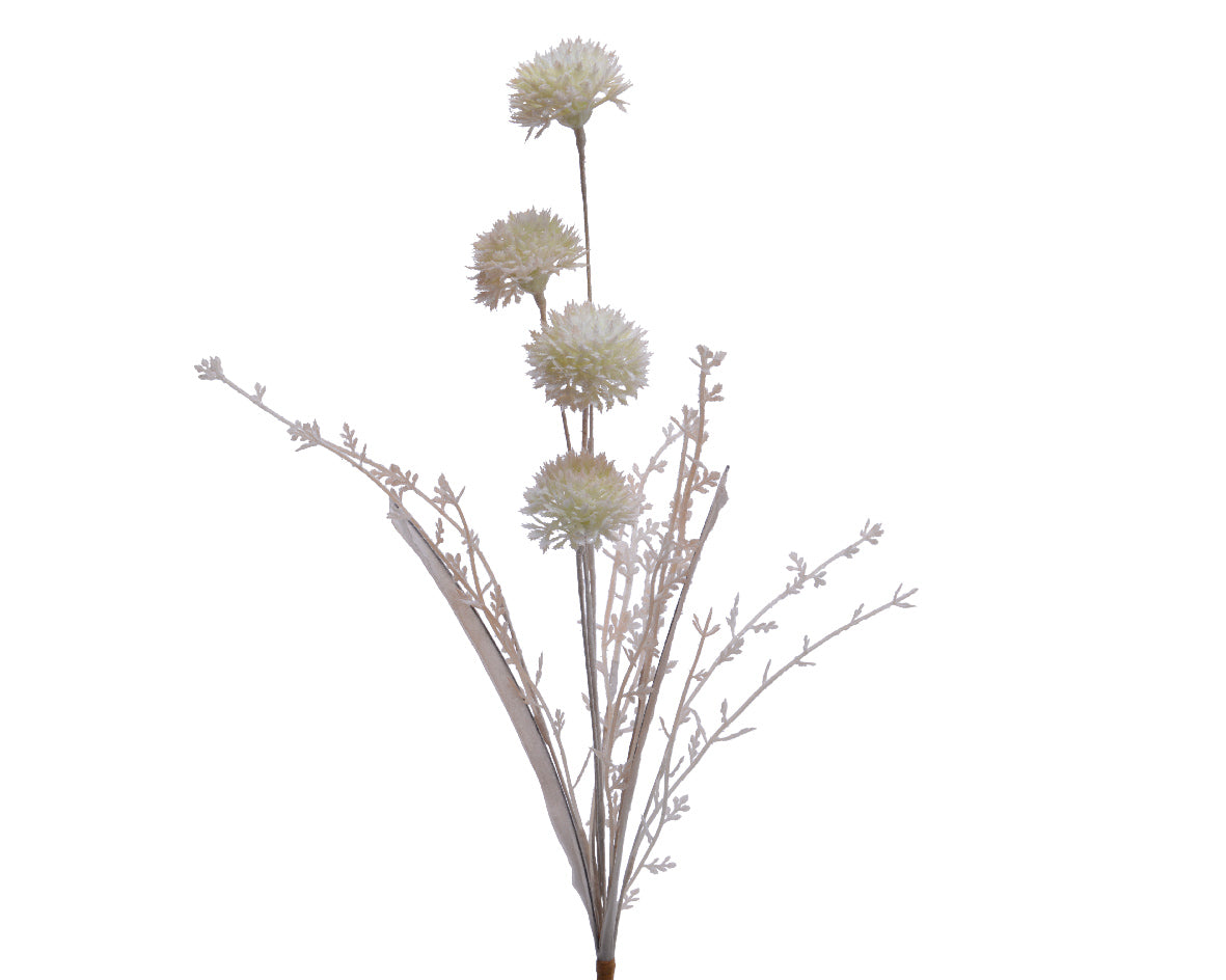 Flower Bunch with Glitter Natural│220428