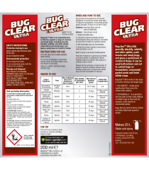 Bug Clear Ultra Concentrate 200ml│4101349
