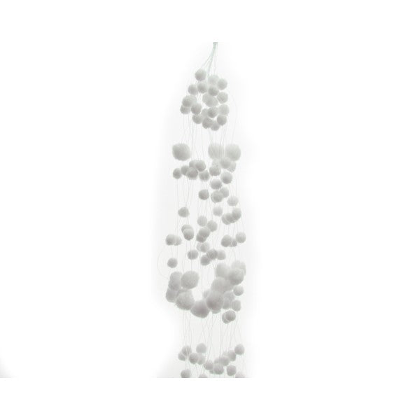 White Snow Garland with Snowballs│474007