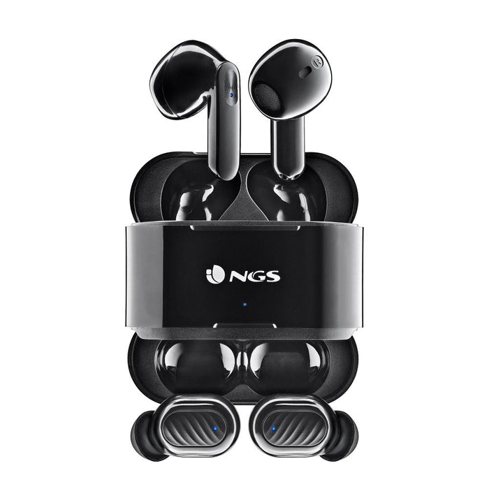 NGS Artica Duo Wireless Touch Control BT Headphones -  Black | 621211