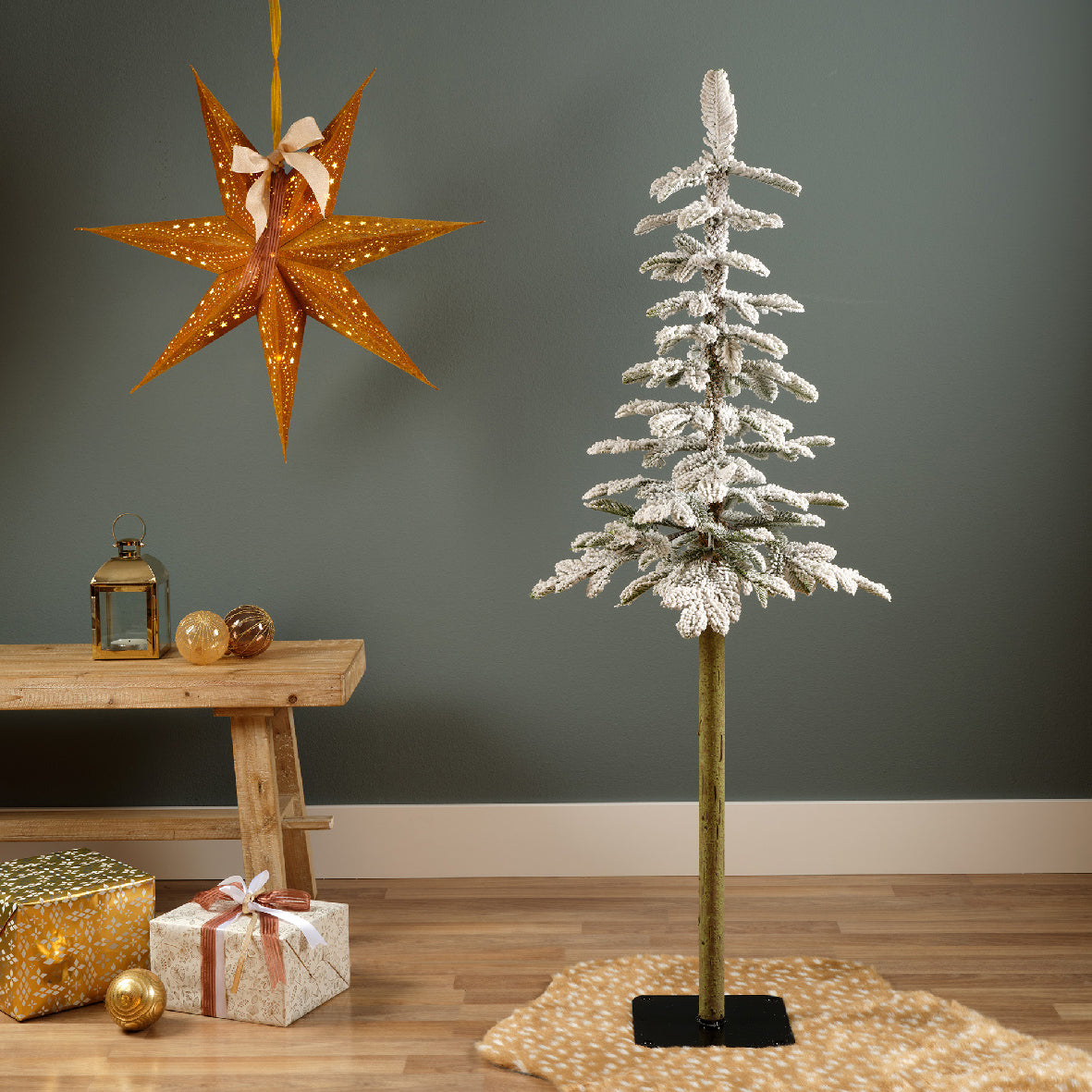 150cm Snowy Alpine Christmas Fir| 680080
