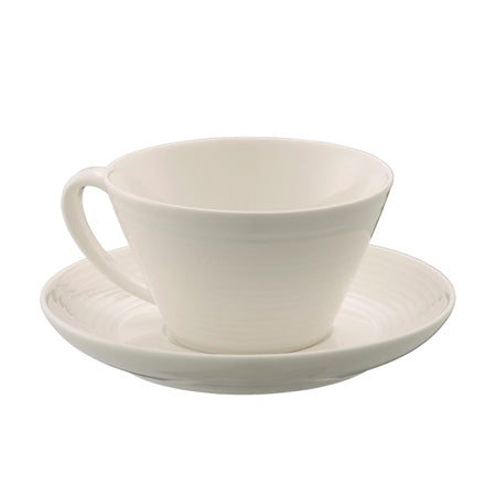Belleek Ripple Teacup & Saucer │7972