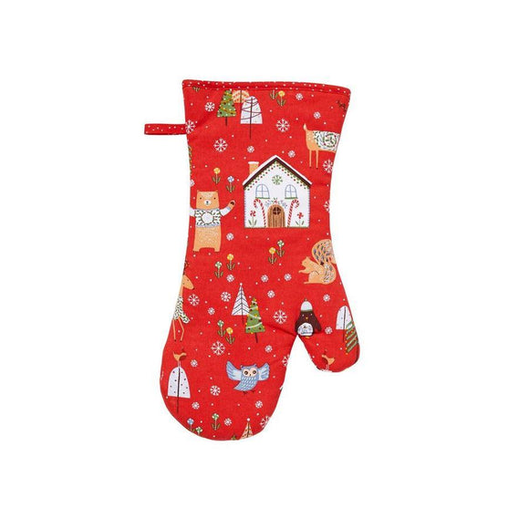 Ulster Weavers Festive Friends Gauntlet Single Oven Glove│7FTF02