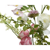 45cm Artificial Pink Rose Spray│802228