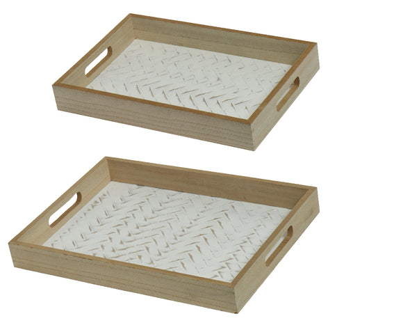 MDF Serving Tray Set of 2 | 805354