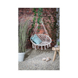 Cotton Cream Hammock Chair with Fringes│841522