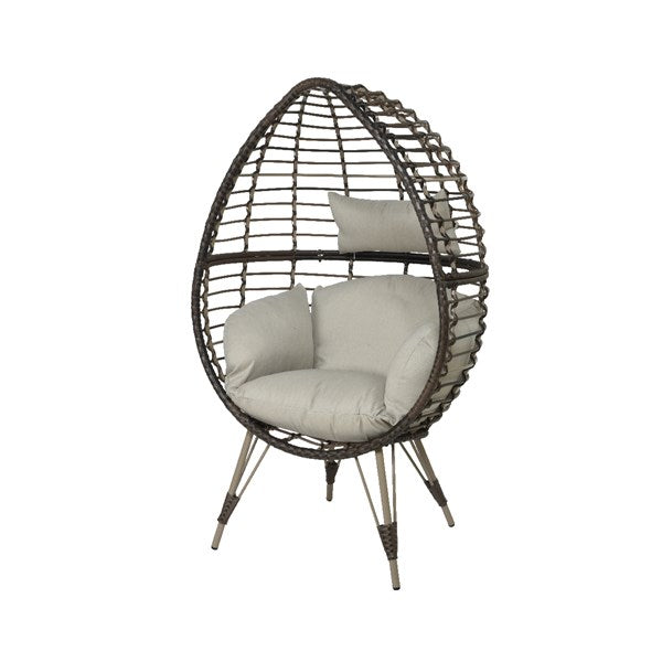 Brown Evora Standing Wicker Egg Chair│841833