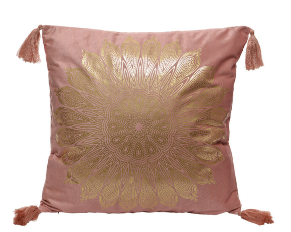 PES Pink Velvet Cushion Mandala│849445