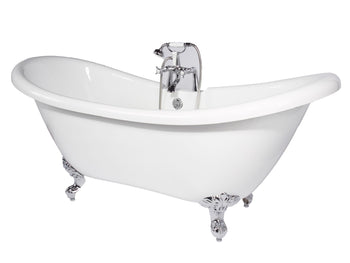 Double Slipper Traditional Style Freestanding Bath | A213TH