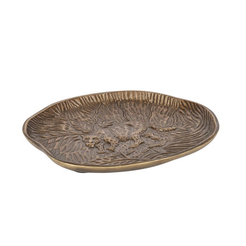 Artesà Embossed Serving Dish with Leopard Design│ARTSERVLEOP