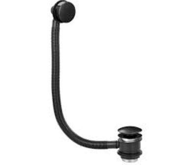 Sorrento Black Bath Waste│AS001