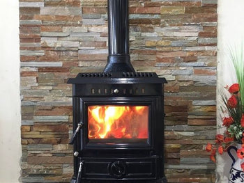 OLymberyl Aidan 17kw Boiler Stove-Black Enamel | ASFSHPB