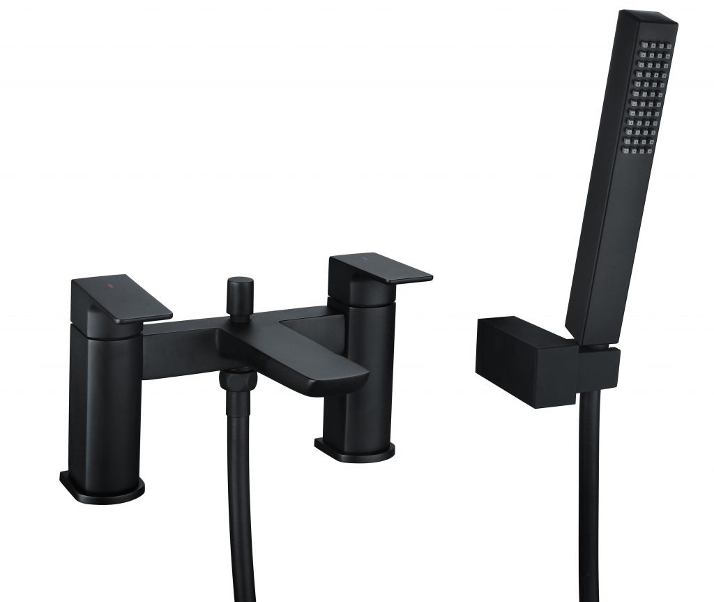 Sorrento Black Bath Shower Mixer│ASORHD04K