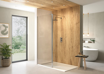 Ayo Rotating Wetroom Panel 8mm Glass