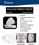 Fresco Galaxy Soft Close Quick Release Toilet Seat | BR01