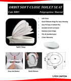 Fresco Orbit Soft Close Quick Release Toilet Seat | BR05