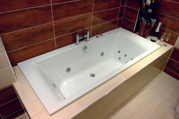 Rosa 1900 x 900 Double Ended Bath Only Including 11 Jet Whirlpool | BROSA190011JET