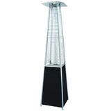 13kW Black Gas Patio Flame Tower with Cover │BU-KO-B