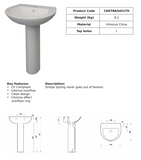 Kota 45cm 1TH Round Basin | CKOTBAS451TH