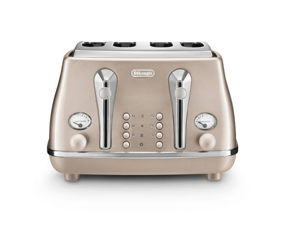 DeLonghi Icona Metallics 4 Slice Toaster