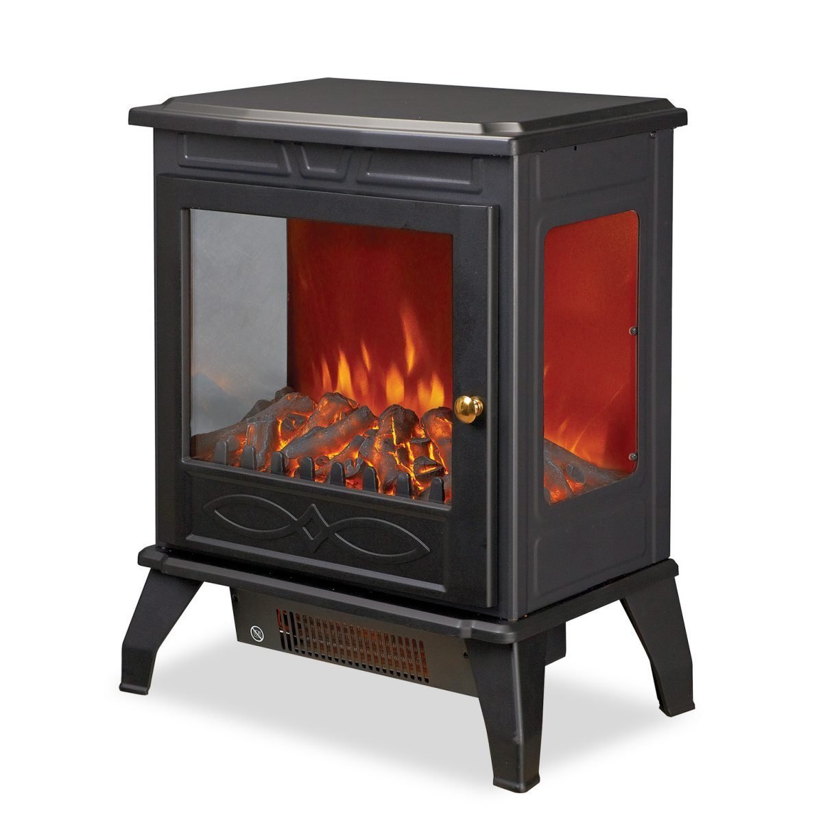 De Vielle Premium 3D Electric Stove 1850w-Black│DEF012686 – Ganly's