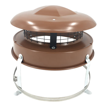 De Vielle Terracotta Chimney Cowl │DEF762076