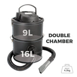 De Vielle Double Chamber Ash Vac 1200w │DEFAV006