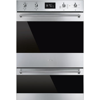 Smeg Classic Built-In Electric Double Oven-Stainless Steel│DOSP6390X