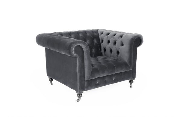 Darby Grey 1 Seater│DBY-301-GY