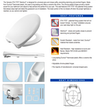 Bemis Venezia Ultra-Fix Heavy Duty Toilet Seat Slow Close | EA18