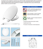 Bemis Chester Ultra-Fix Toilet Seat | EA23