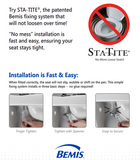 Bemis Philadelphia Ultra-Fix Slow Close Toilet Seat | EA29