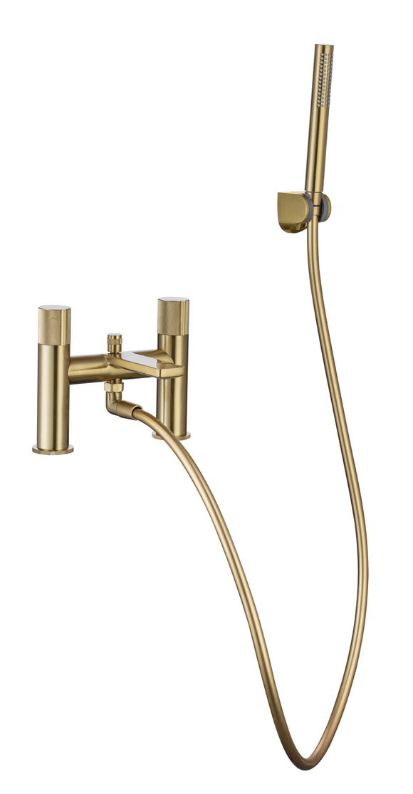 Erla Bath Shower Mixer Brushed Brass | ERLA04BB