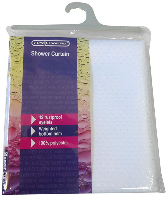 Euroshowers Curtain White Diamond Polybag │ES67217