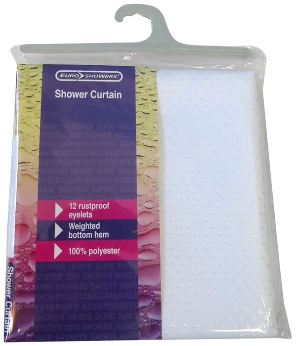 Euroshowers Curtain White Diamond Polybag │ES67217