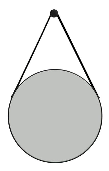 Tema Riviera Black Framed Circular Mirror │F10260