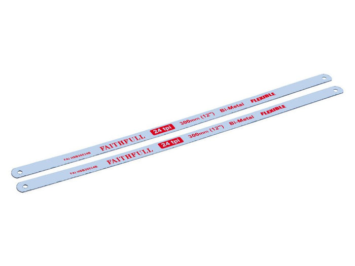 Faithfull Hacksaw Blades 12" X 24T│FAIHSB30024
