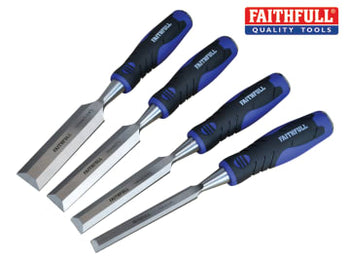 Faithfull 4 Piece Chisel Set│FAIWCSGS4CR