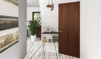 Flush Walnut Door