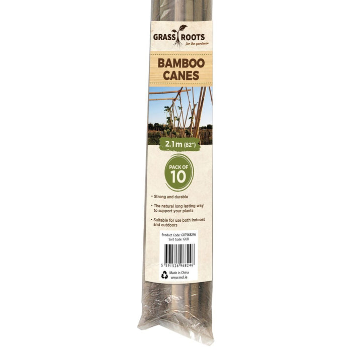 Grass Roots Pre-Packed Bamboo Canes Natural | GRT968246