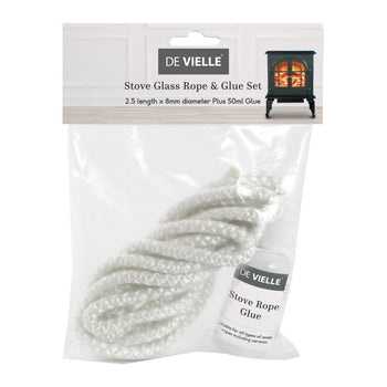 De Vielle Stove Glass Rope and Glue Set | HOZ028Z