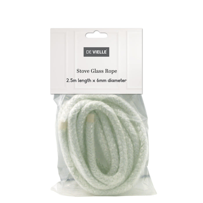 De Vielle 6mm Stove Glass Rope│HOZ020Z