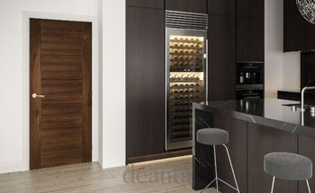 HP12CT Contemporary Solid Walnut Door