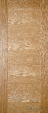 HP12SC Contemporary  Solid Oak Fire Door