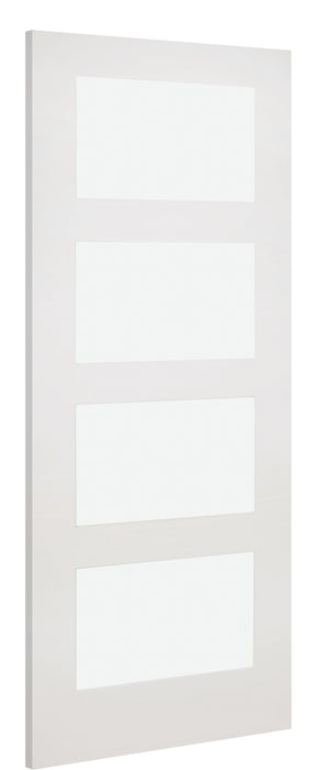 HP1GC Contemporary Clear Glazed Primed Door